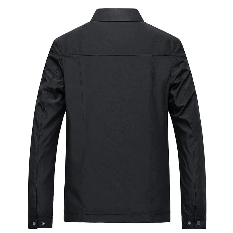 Men's Long Sleeve Collared Transitional Jacket