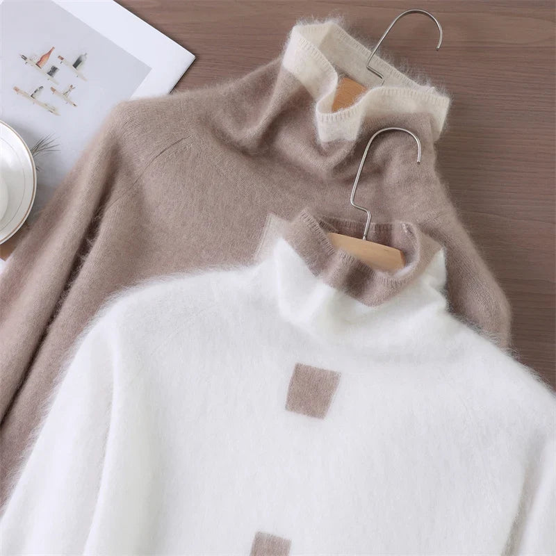 Elena | Women's Luxurious Mink Cashmere Sweater