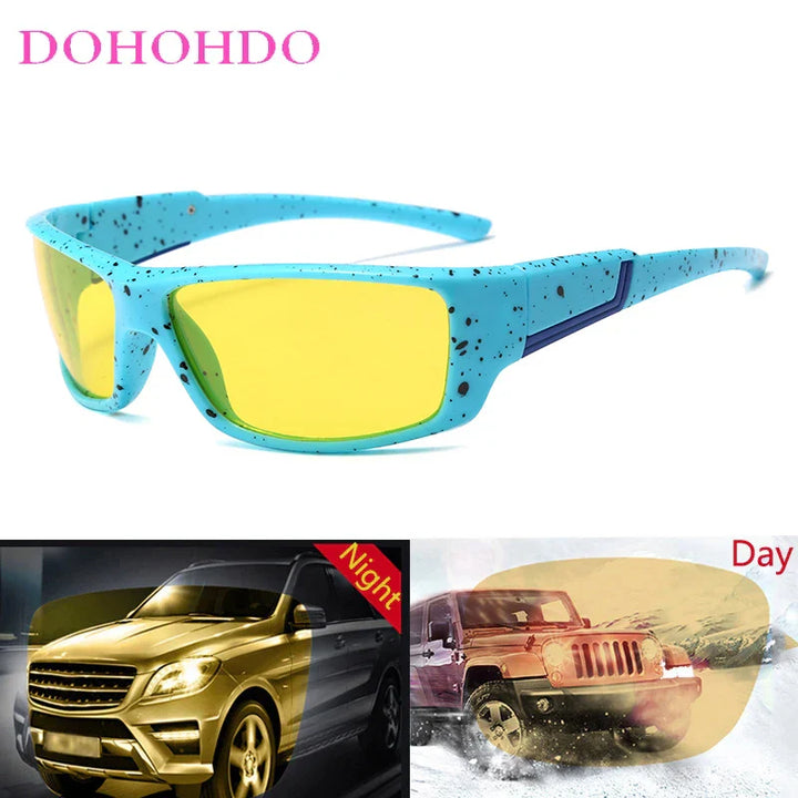 Polarized Night Vision Sunglasses for Enhanced Night Driving UV400-The Yellow Prime