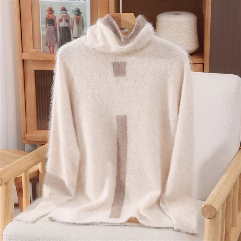Elena | Women's Luxurious Mink Cashmere Sweater