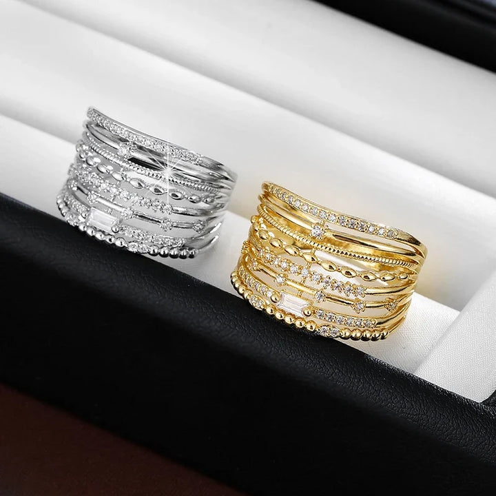 Elegant Cascade Ring - Stunning Design for Any Occasion