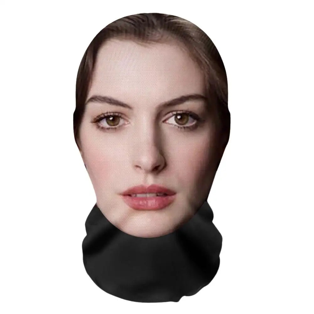 Halloweens morsomme 3D-printede heldekkende ansiktsmaske for kostymer og cosplay