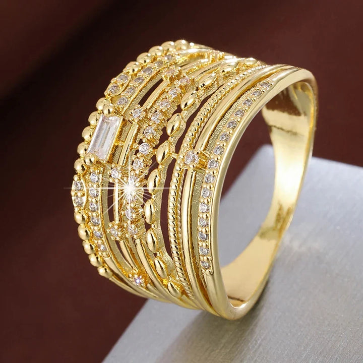 Elegant Cascade Ring - Stunning Design for Any Occasion