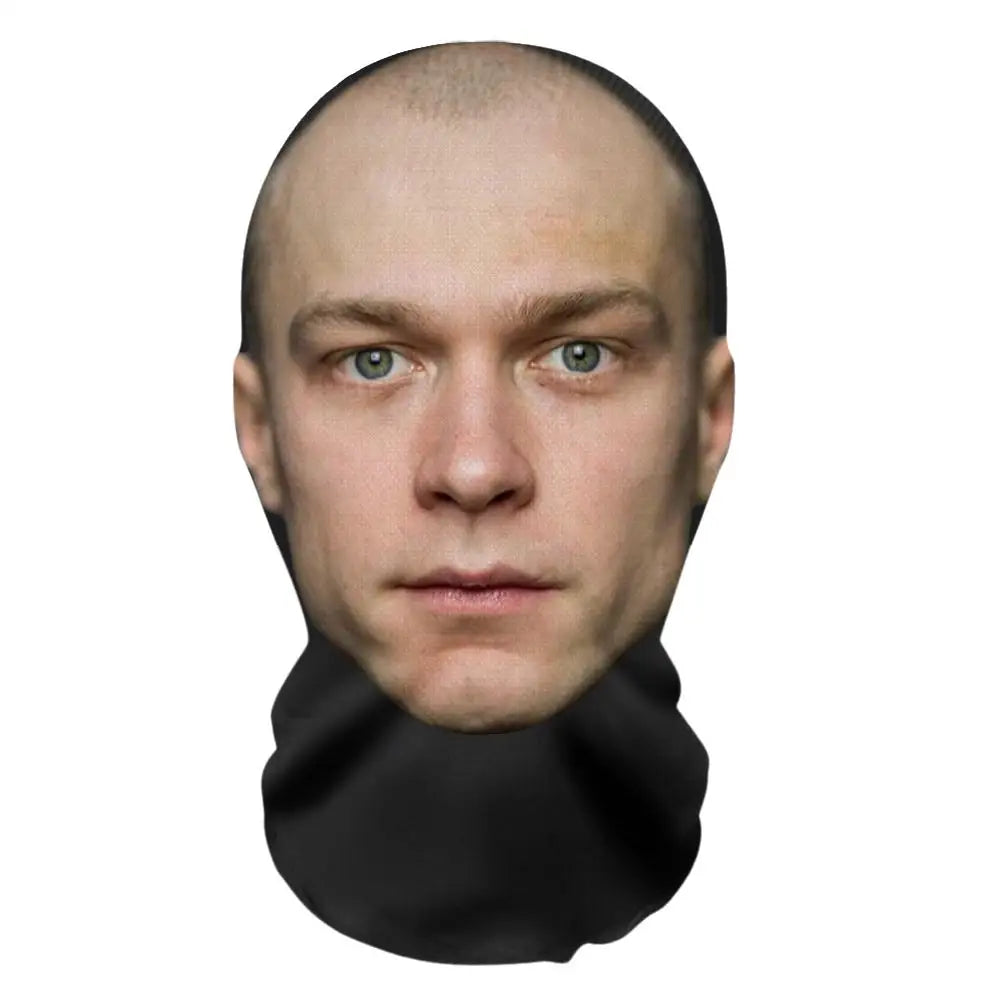 Halloweens morsomme 3D-printede heldekkende ansiktsmaske for kostymer og cosplay