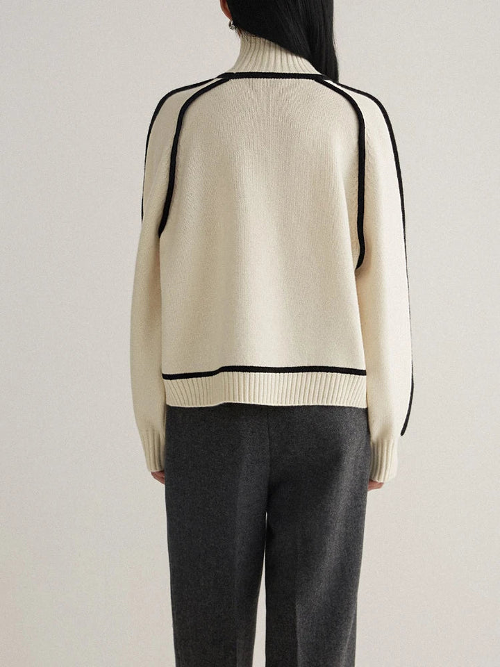 Ariana | Women's Ribbed Turtleneck Knit Sweater