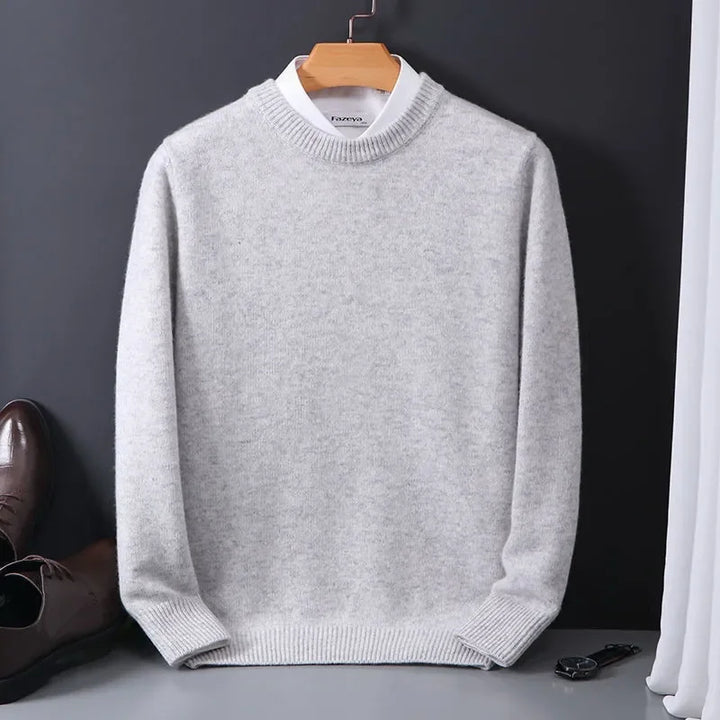 Cashmere Blend Sweater | Men's Soft Knit Pullover for Comfort