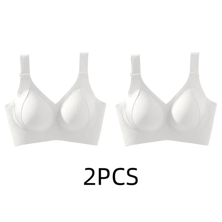 Women's Seamless Thin Style Bra, No Wires, Anti-Sagging Support-The Yellow Prime