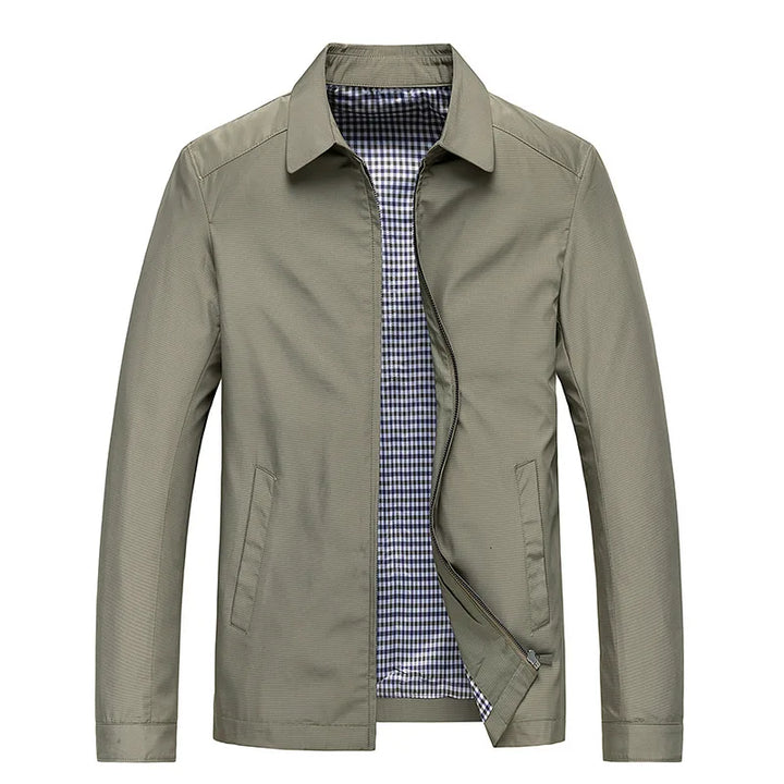 Men's Long Sleeve Collared Transitional Jacket