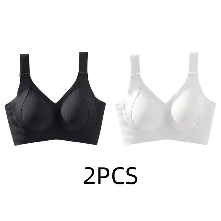 Women's Seamless Thin Style Bra, No Wires, Anti-Sagging Support-The Yellow Prime