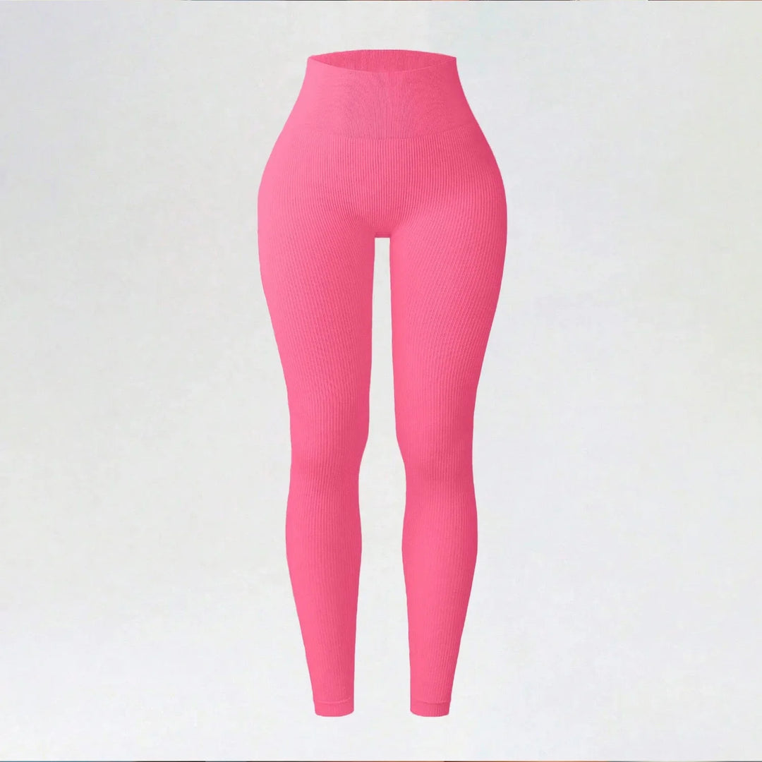 Dameslegging met hoge taille en zonder naden voor yoga, fitness en hardlopen
