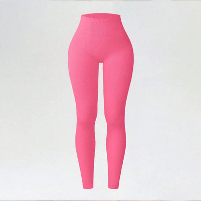 Leggings de ioga sem costuras, de cintura subida, para mulher, para fitness e corrida