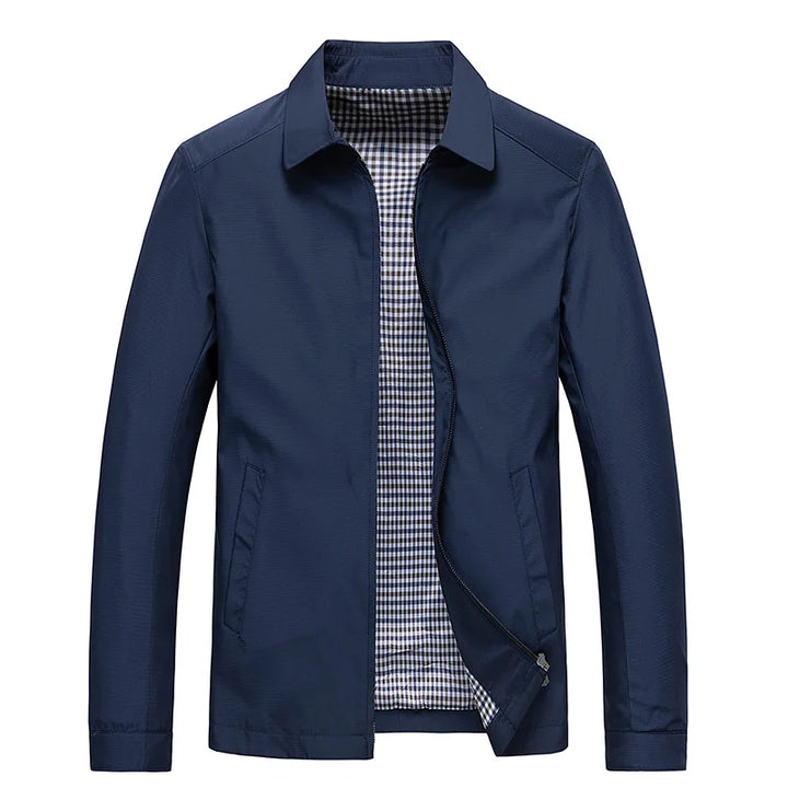 Men's Long Sleeve Collared Transitional Jacket