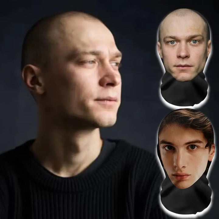 Halloweens morsomme 3D-printede heldekkende ansiktsmaske for kostymer og cosplay