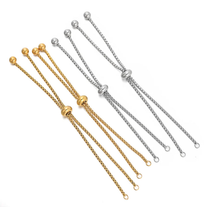 Women's Adjustable Stainless Steel Bracelet Extenders - 3 Pack-The Yellow Prime