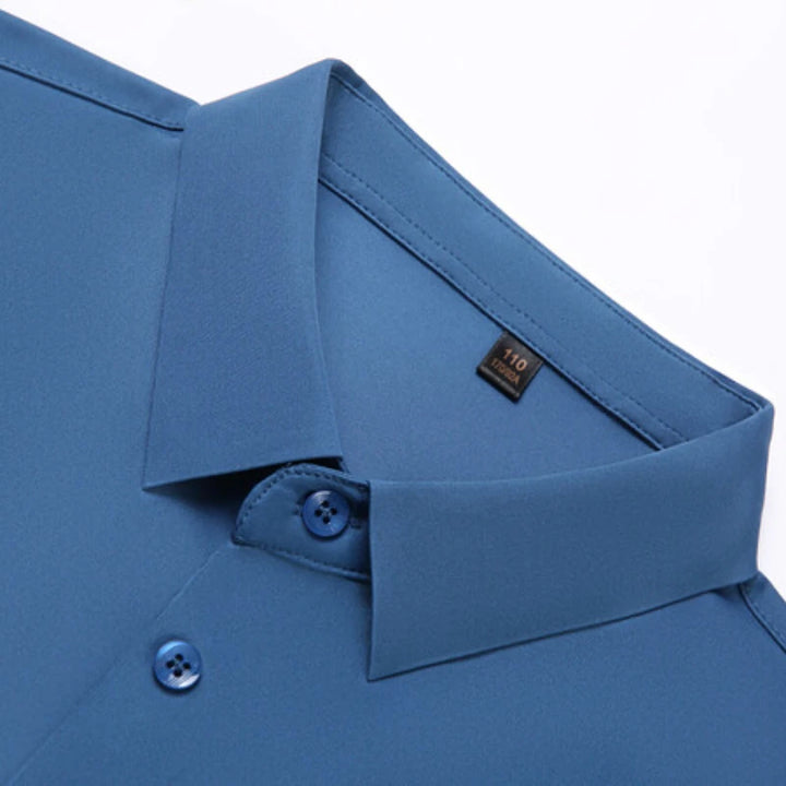 Men's Breathable Ultra Stretch Short Sleeve Business Casual Shirt-The Yellow Prime
