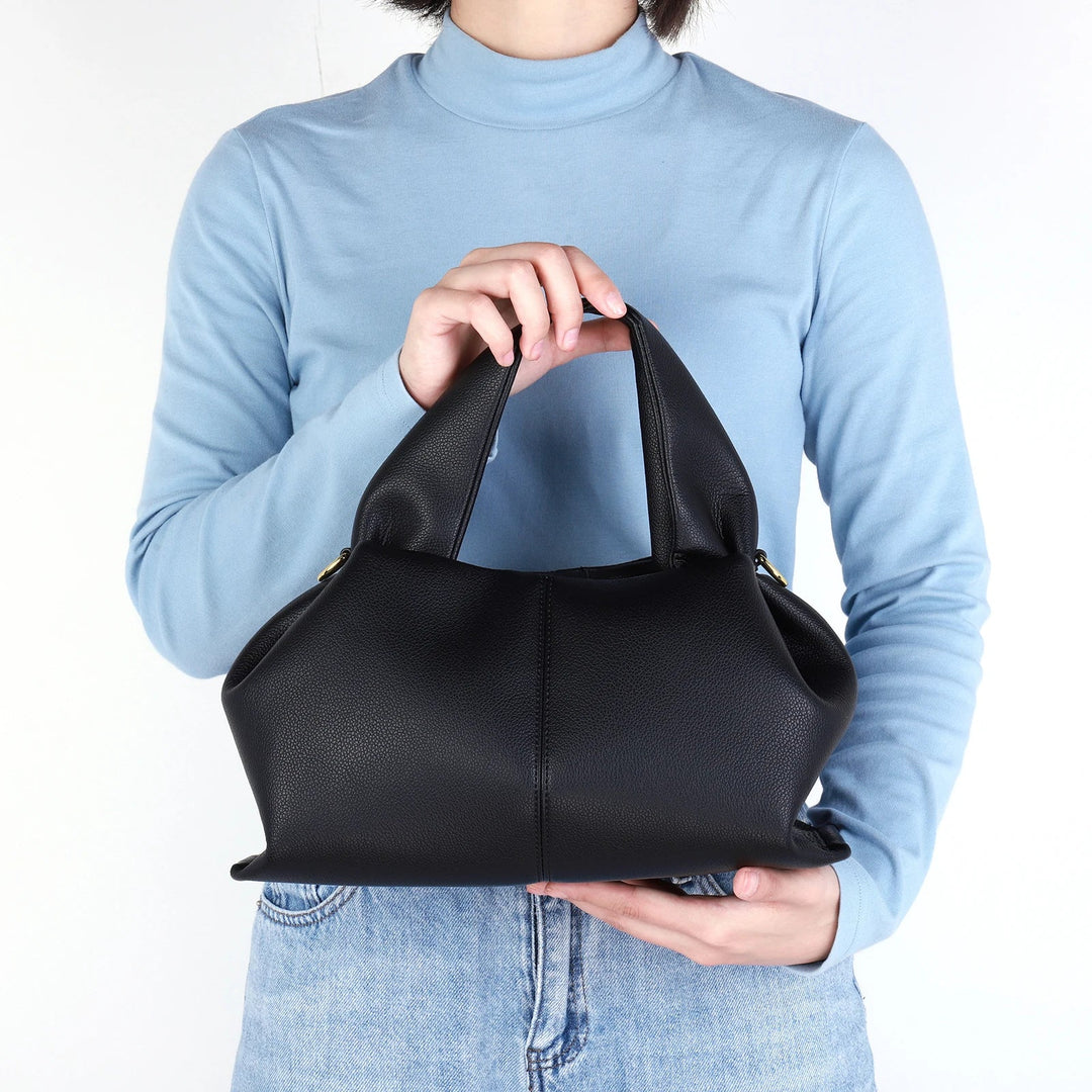 Women's Retro PU Leather Crossbody Shoulder Bag - Perfect Lunchbox Tote-The Yellow Prime