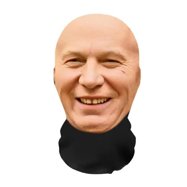 Halloweens morsomme 3D-printede heldekkende ansiktsmaske for kostymer og cosplay