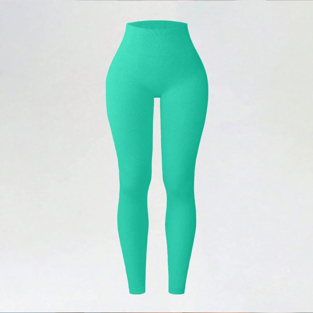 Dameslegging met hoge taille en zonder naden voor yoga, fitness en hardlopen