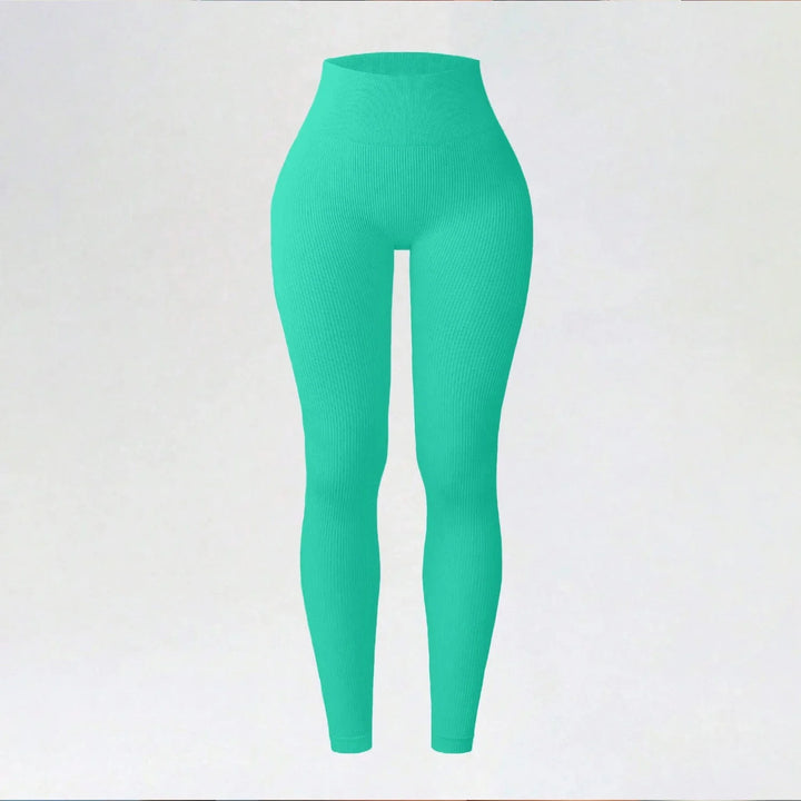 Dameslegging met hoge taille en zonder naden voor yoga, fitness en hardlopen