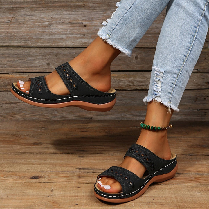 Jenna | Women's Padded Orthopedic Sandals for Comfort and Support-The Yellow Prime