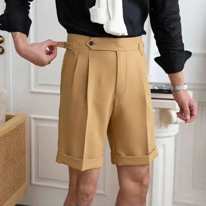 Edouard | Men's Tailored Pleated Shorts