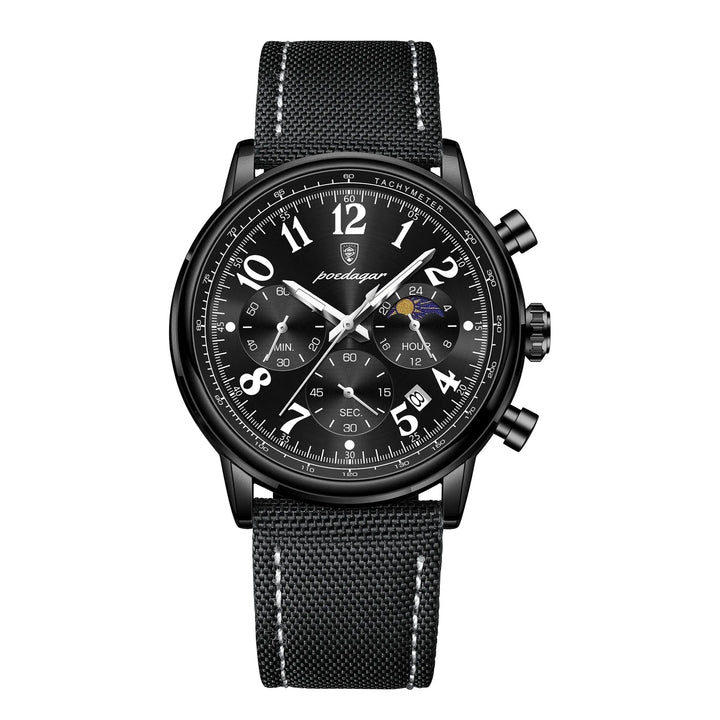 Men's Military Chronograph Watch with Waterproof Nylon Strap-The Yellow Prime