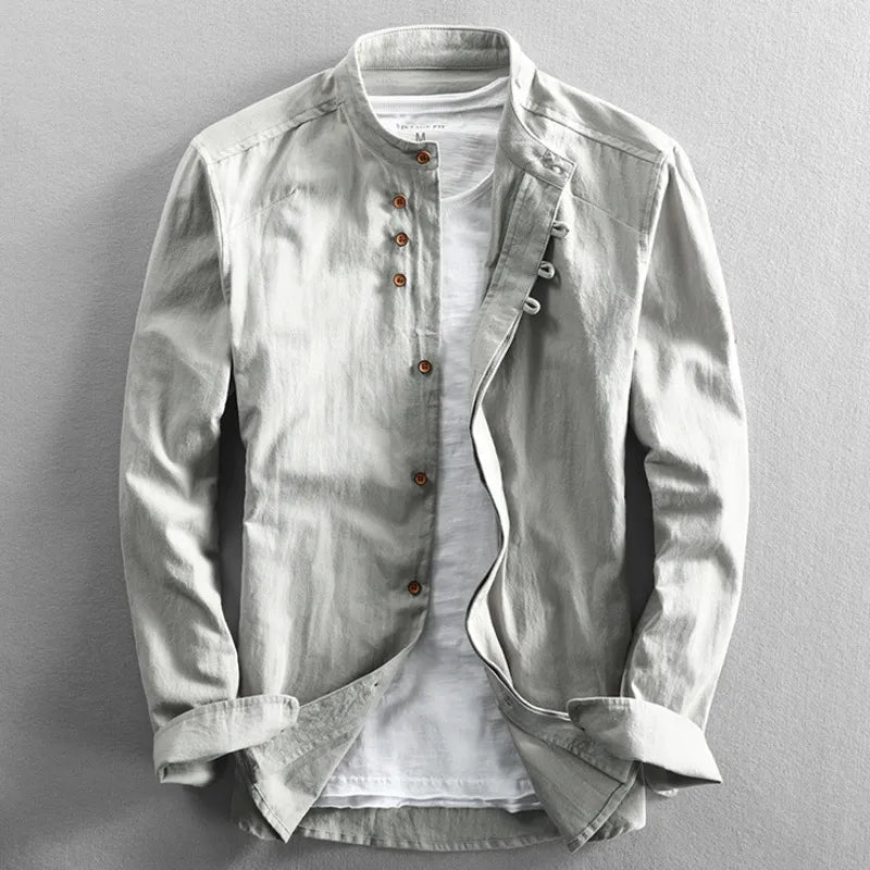 Men's Japanese Style Katana Shirt-The Yellow Prime