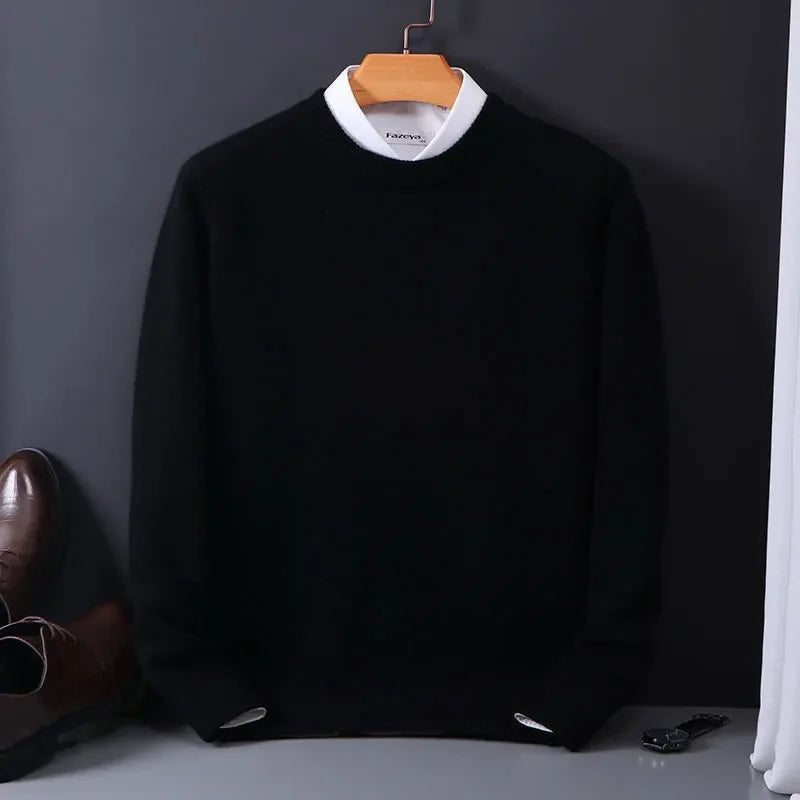Cashmere Blend Sweater | Men's Soft Knit Pullover for Comfort