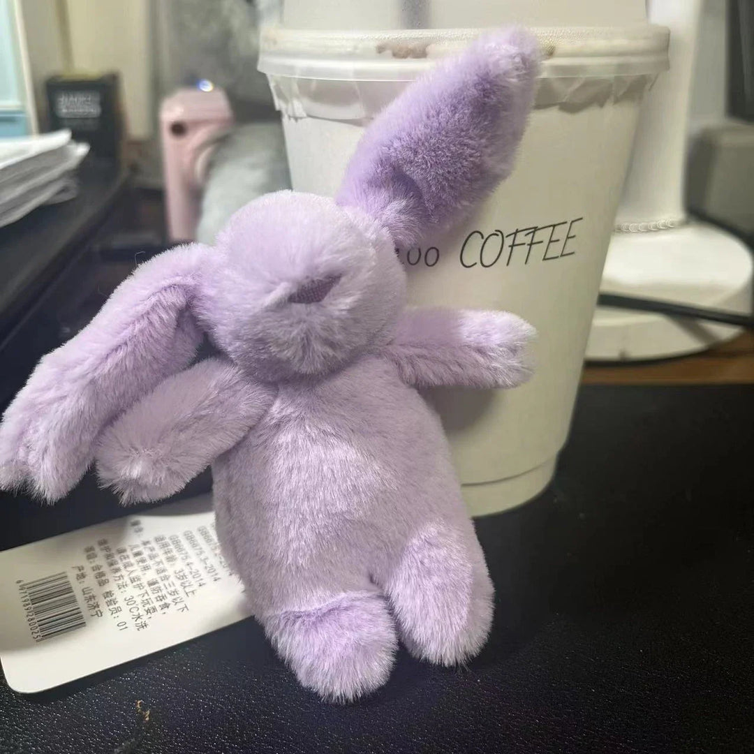 Women's Cute Bunny Plush Keychain Soft Bag Charm Gift-The Yellow Prime