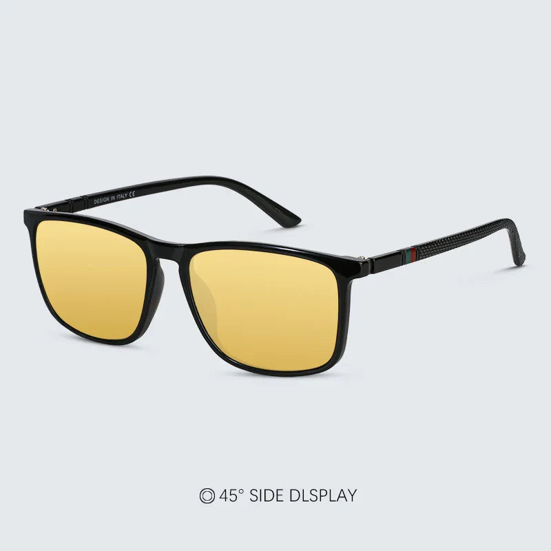 Night Driving Sunglasses with Anti-Glare Yellow Lens UV400 Protection-The Yellow Prime