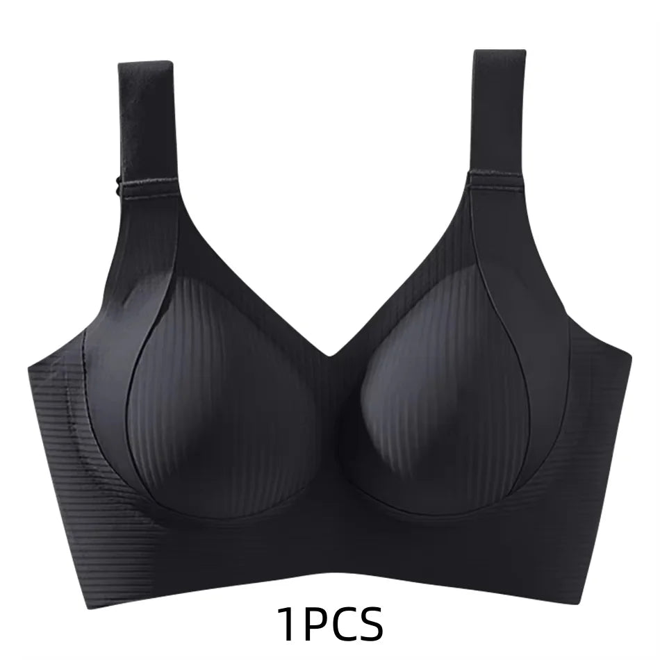 Women's Seamless Thin Style Bra, No Wires, Anti-Sagging Support-The Yellow Prime