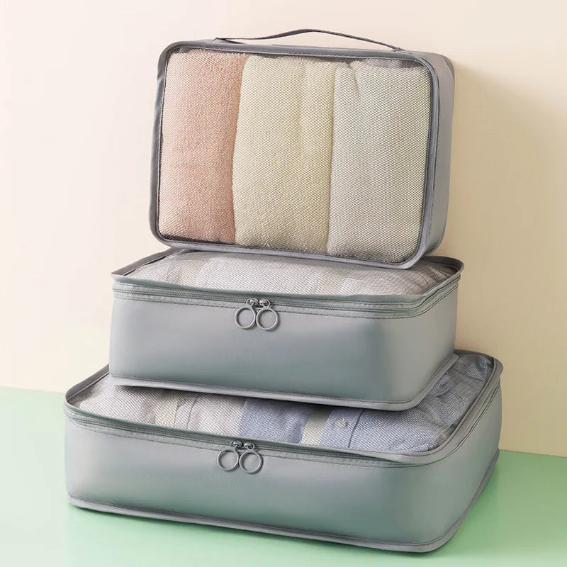 Women's Travel Storage Bag Set - Large Capacity Luggage Organizer-The Yellow Prime