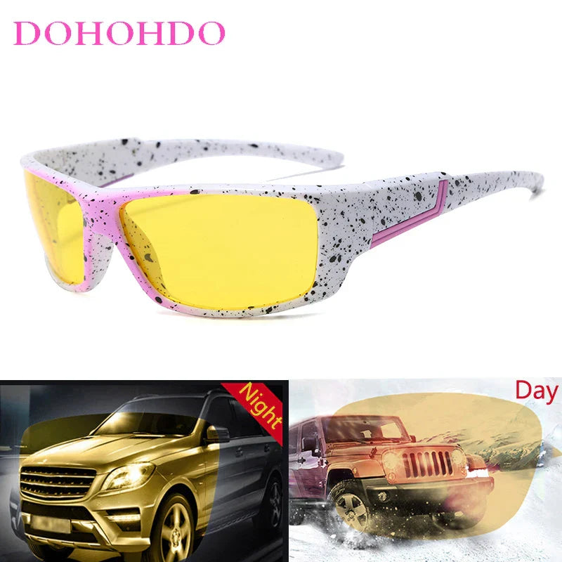 Polarized Night Vision Sunglasses for Enhanced Night Driving UV400-The Yellow Prime