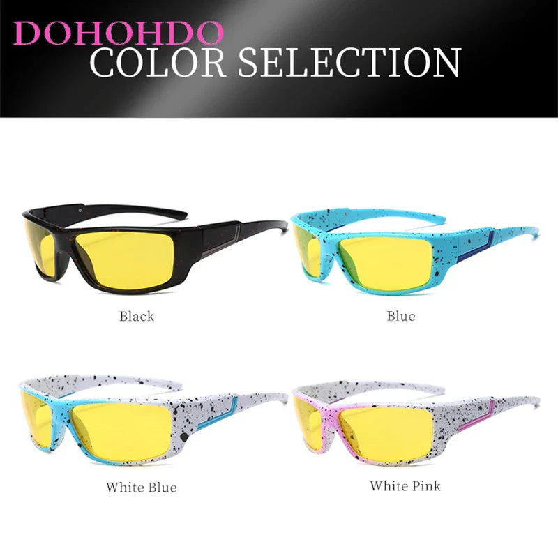 Polarized Night Vision Sunglasses for Enhanced Night Driving UV400-The Yellow Prime