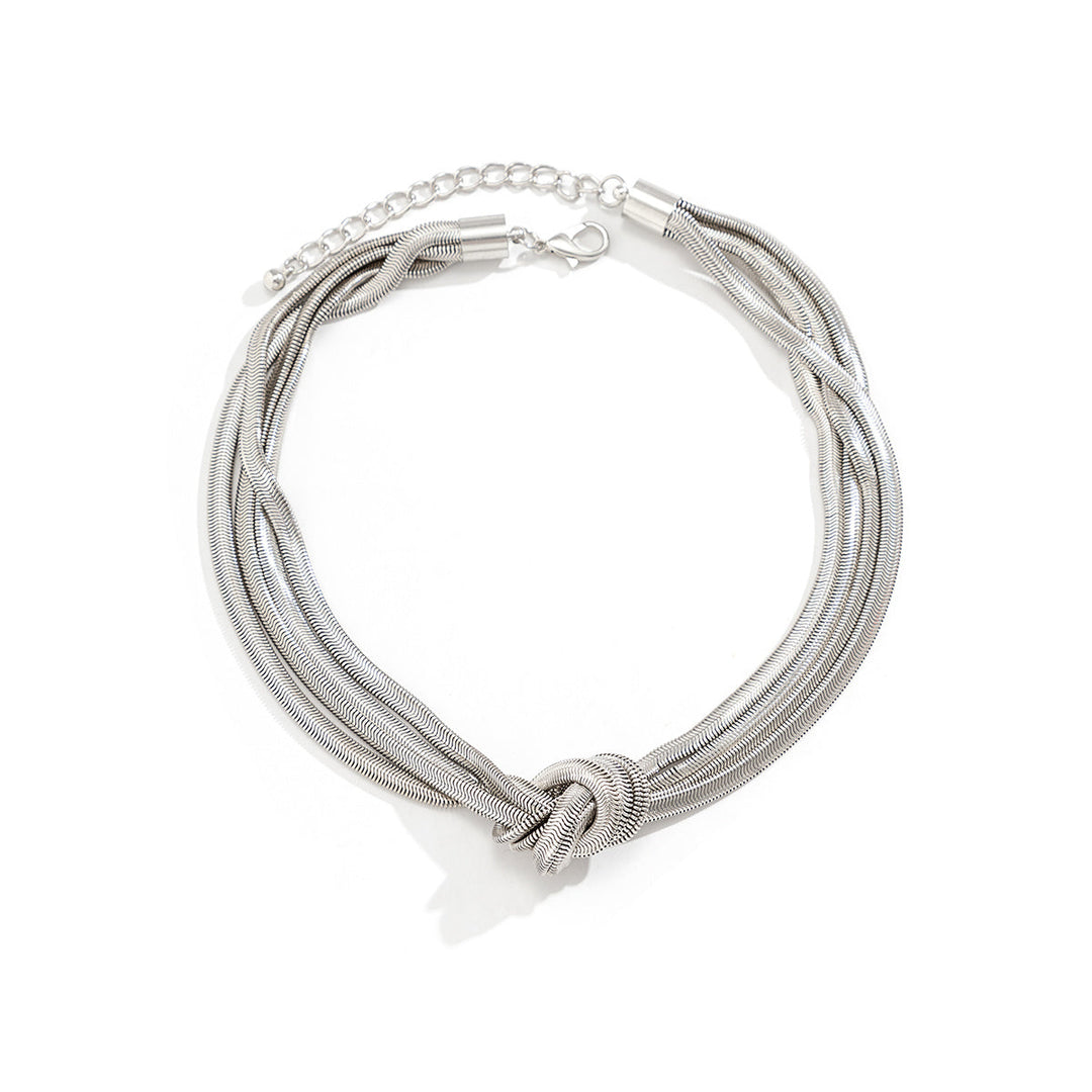 Eliana | Women's Trendy Elegant Knot Necklace-The Yellow Prime