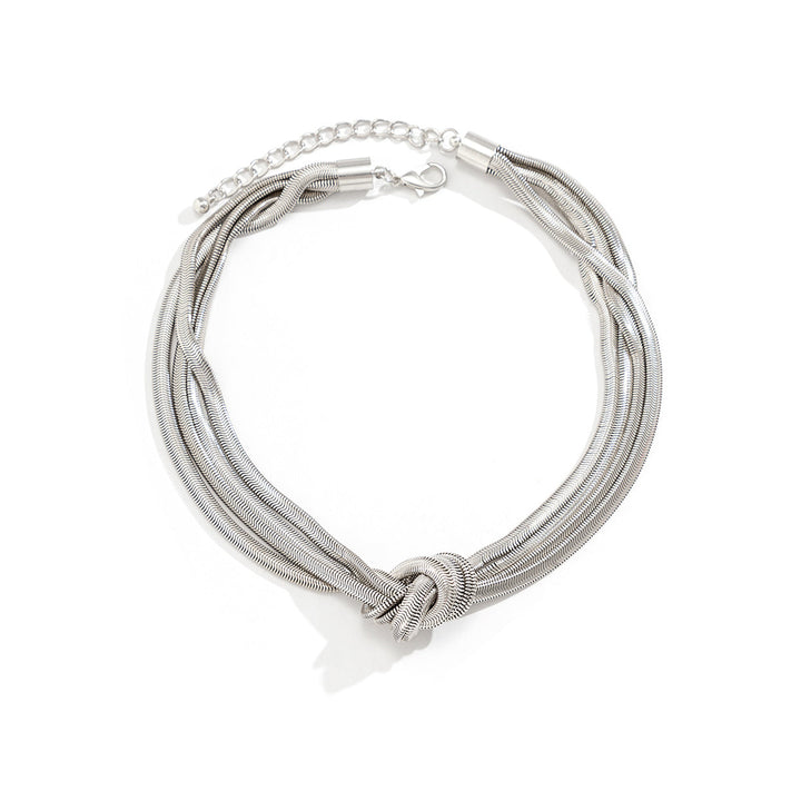 Eliana | Women's Trendy Elegant Knot Necklace-The Yellow Prime