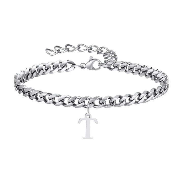 Women's Adjustable Stainless Steel Cuban Link Bracelet-The Yellow Prime