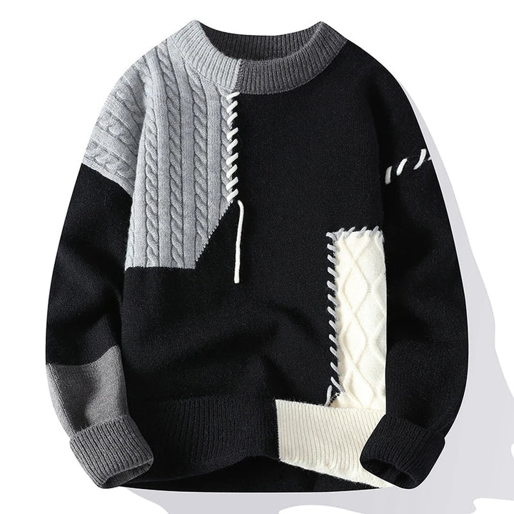 Ryan | Men's Cable Knit Wool Pullover Sweater