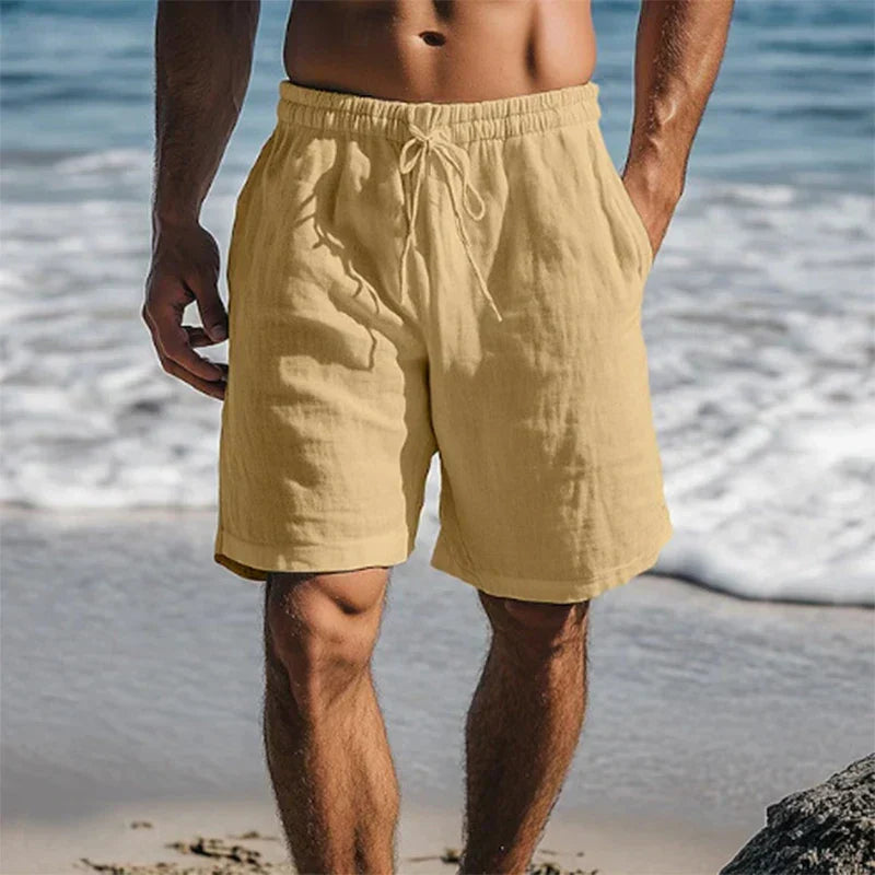 Giorgio | Men's Quick-Dry Linen Summer Swim Shorts