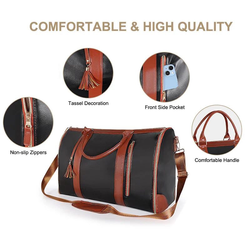 Women's Large Capacity Waterproof Travel Suit Storage Bag-The Yellow Prime