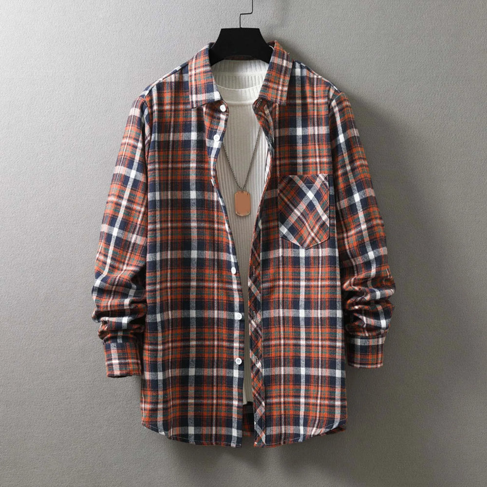 Men's Flannel Shirt - Mirante Style-The Yellow Prime