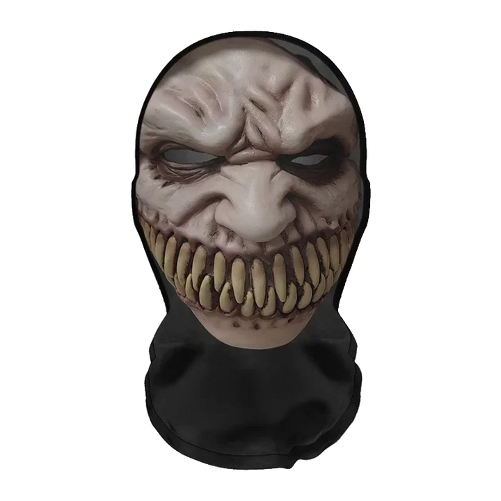 Halloweens morsomme cosplay-parykk- og maskesett for kreativ hodebekledning