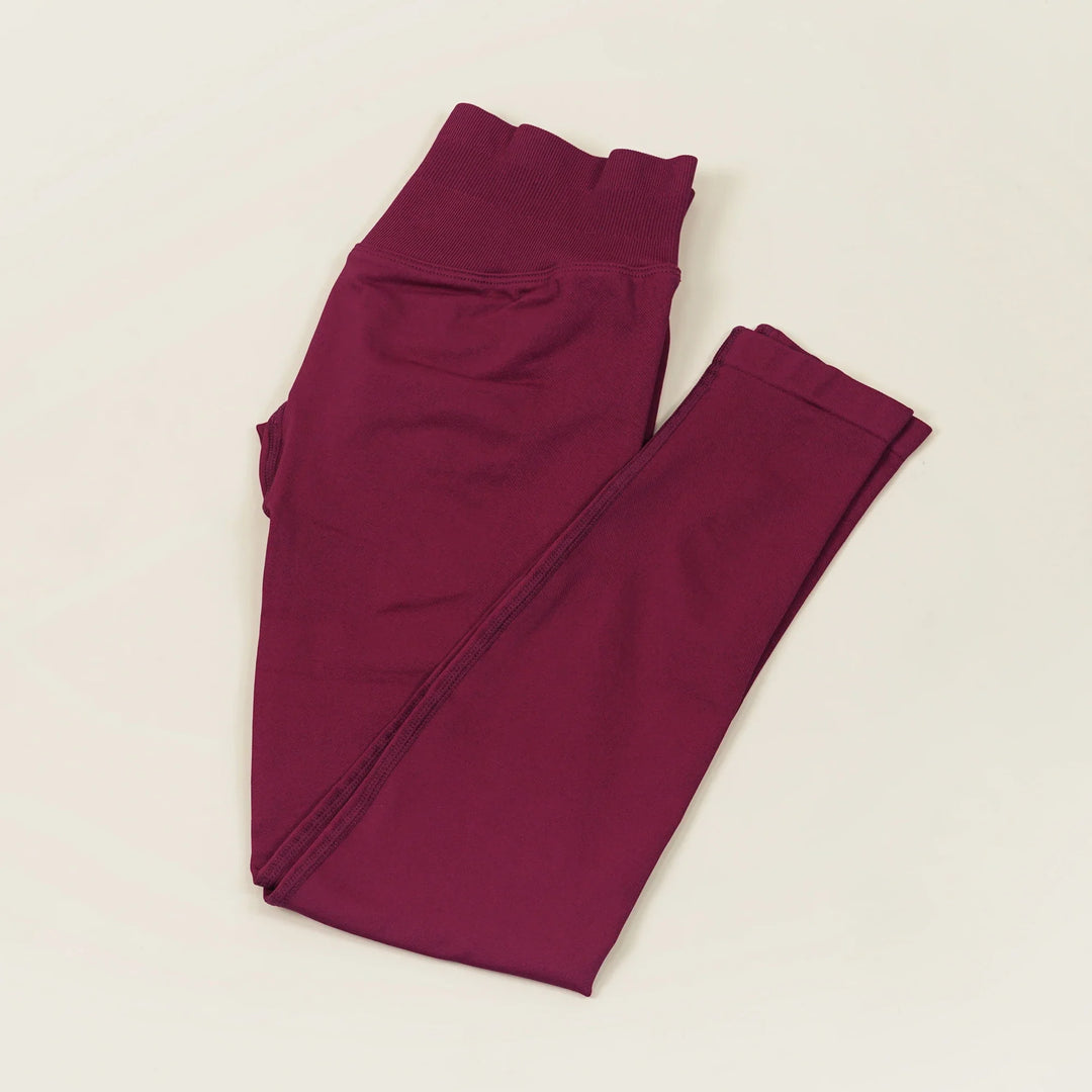 Women's Push-Up Low-Rise Seamless Yoga Leggings for Fitness