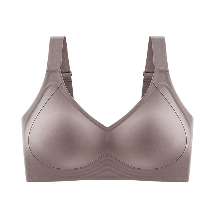 Women's Seamless Plus Size Push-Up Bra Thin Cup Wireless Bralette-The Yellow Prime