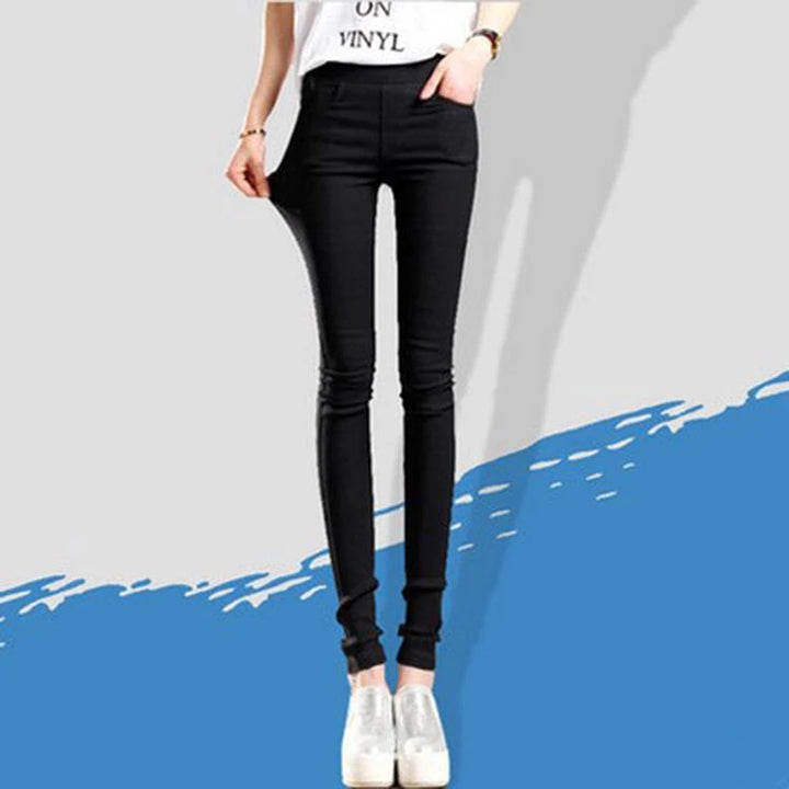 Women's Summer Casual Stretch Skinny Leggings Slim Fit Pants-The Yellow Prime