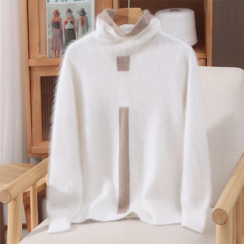Elena | Women's Luxurious Mink Cashmere Sweater