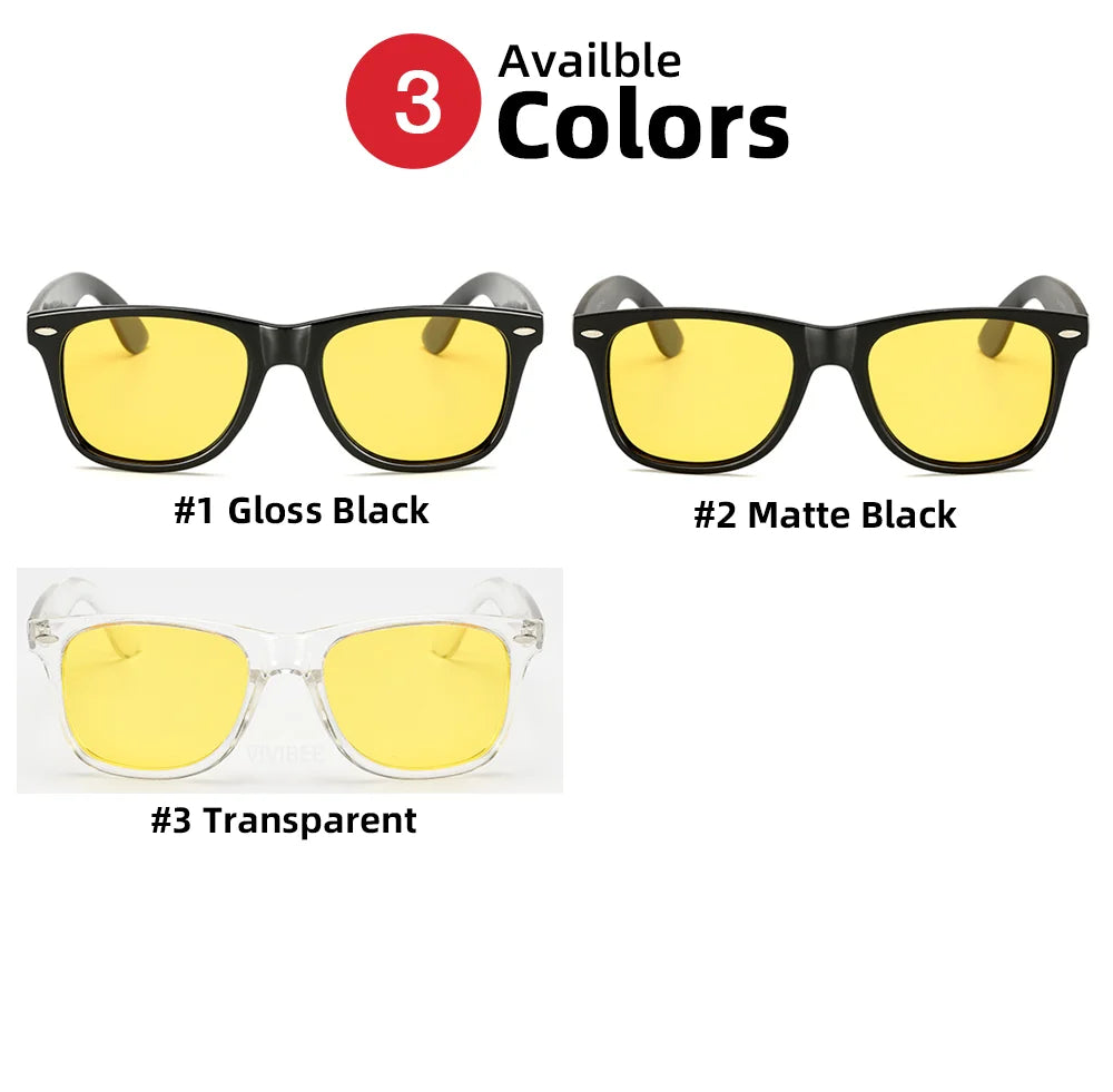 Polarized Night Vision Sunglasses with UV400 Protection for Driving-The Yellow Prime