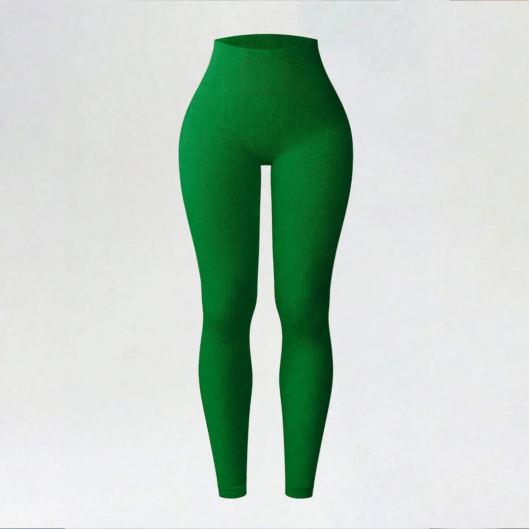 Dameslegging met hoge taille en zonder naden voor yoga, fitness en hardlopen