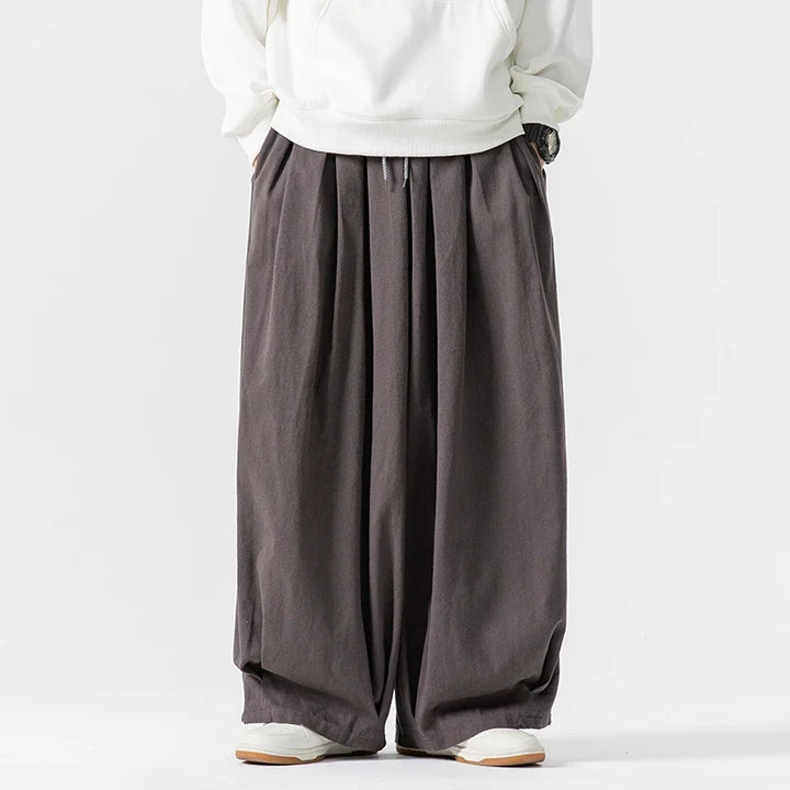 Men's Wide-Leg Pants - Stylish and Comfortable Fit-The Yellow Prime