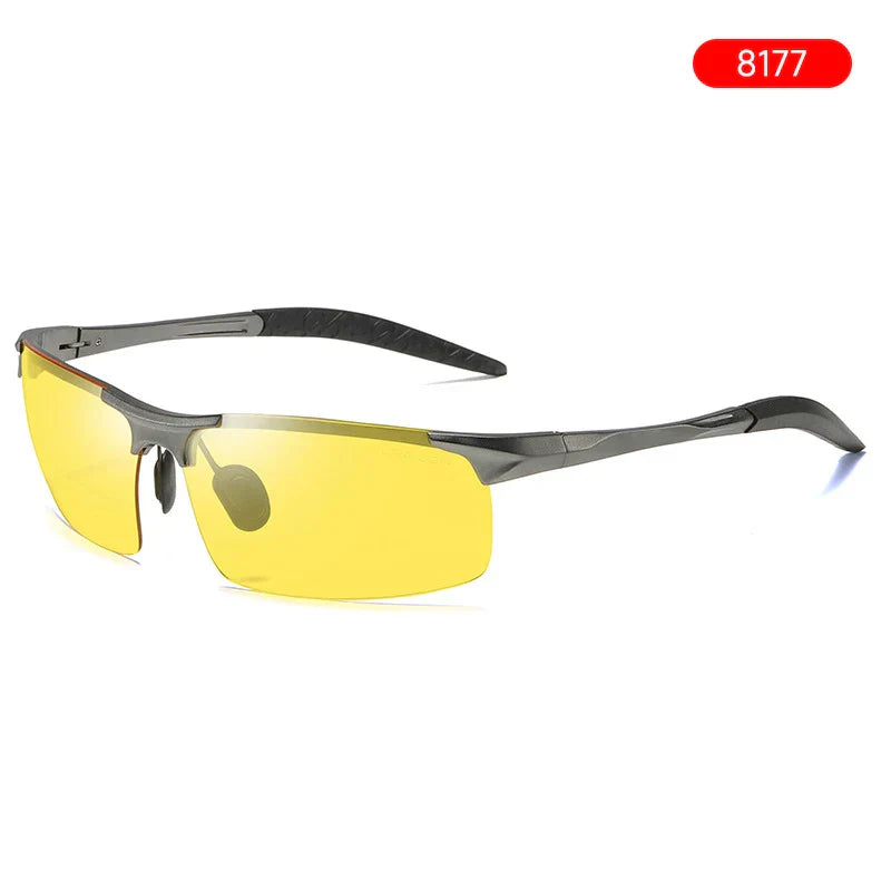 Polarized Night Vision Glasses with Aluminum Frame for Day and Night Driving-The Yellow Prime